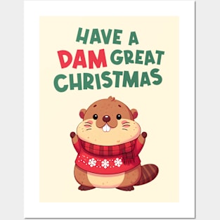 Have A Dam Great Christmas Marmot Posters and Art